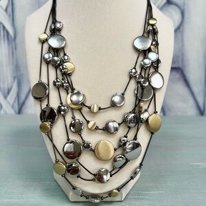 Beautiful Chico’s Multi Layered Necklace